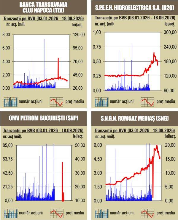 Aprecieri pe linie pentru indici